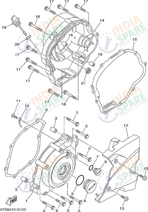 CRANKCASE COVER